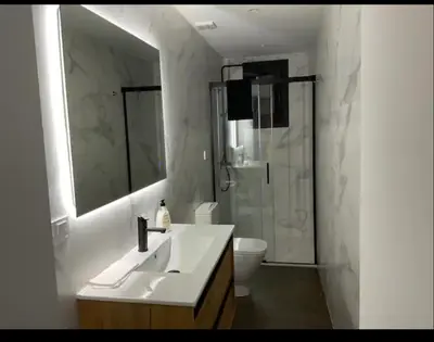 Un baño de Precioso loft de lujo