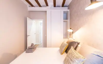 Cama o camas de una habitación en Cómodo y precioso apartamento