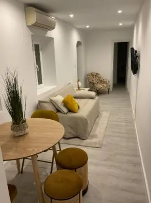 Zona de estar de Apartamento silencioso en el centro de Madrid