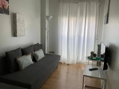 Zona de estar de Apartamento 4A Atocha Delicias Madrid Rio