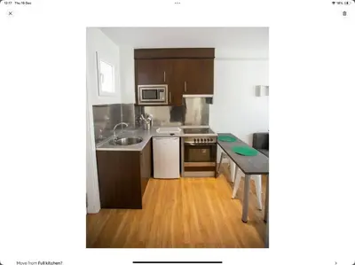 Una cocina o zona de cocina en Apartamento 6B Atocha Delicias Madrid Rio