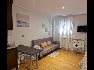 Zona de estar de Apartamento 7 Atocha Delicias Madrid Rio