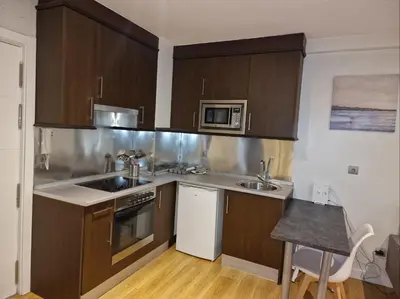 Una cocina o zona de cocina en Apartamento 7 Atocha Delicias Madrid Rio