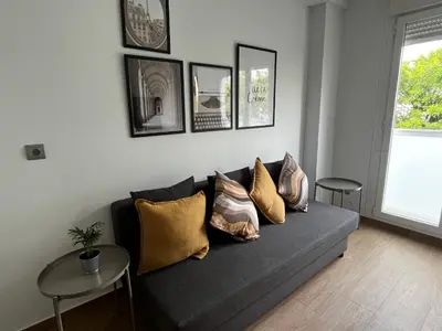 Zona de estar de Apartamento 3A Atocha, Delicias, Madrid Rio