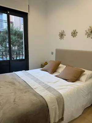 Cama o camas de una habitación en Hermosilla B