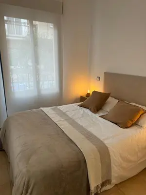 Cama o camas de una habitación en Hermosilla B