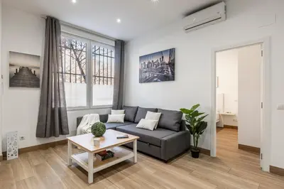 Zona de estar de Apartamento a 5 minutos del centro de Madrid 6P