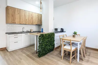 Una cocina o zona de cocina en Apartamento a 5 minutos del centro de Madrid 6P