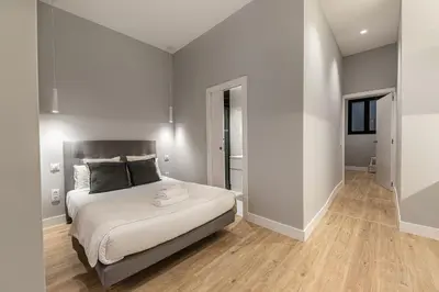 Cama o camas de una habitación en Waou Essence III Tirso de Molina - Corta Duración