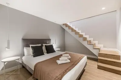 Cama o camas de una habitación en Waou Essence III Tirso de Molina - Corta Duración