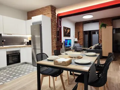 Una cocina o zona de cocina en Madrid Centro Excepcional