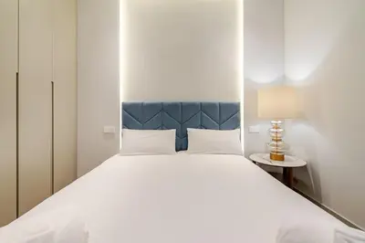 Cama o camas de una habitación en Luxury & Exclusive Apartment Salamanca 10 pax