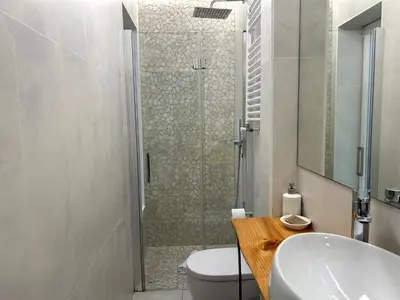 Un baño de Plaza España Centro - Apartamento para 8 personas