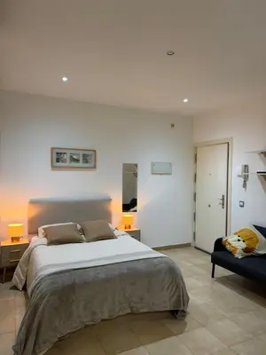 Cama o camas de una habitación en Hermosilla A