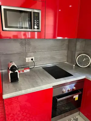 Una cocina o zona de cocina en Vallehermoso Loft in downtown Madrid Aguelles