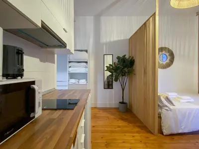 Cama o camas de una habitación en Victoria Studio I