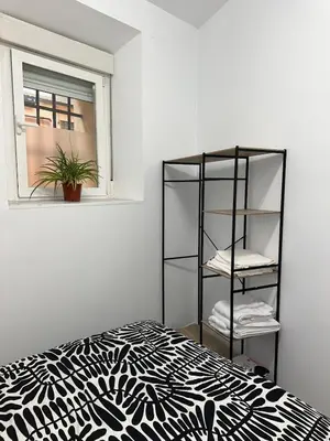 Cama o camas de una habitación en Estupendo piso en el corazón de Madrid