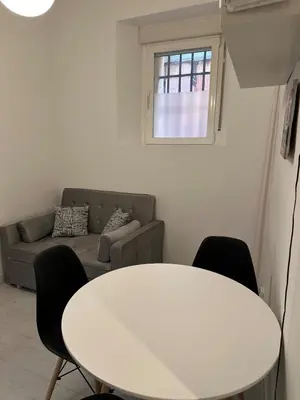 Zona de estar de Estupendo piso en el corazón de Madrid