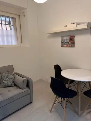 Zona de estar de Estupendo piso en el corazón de Madrid