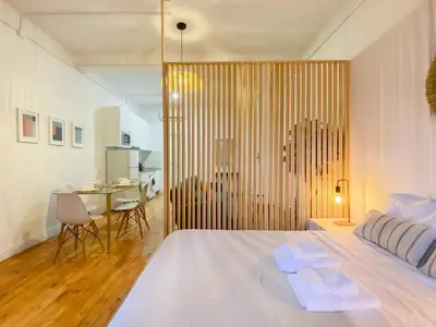 Cama o camas de una habitación en Victoria Studio II