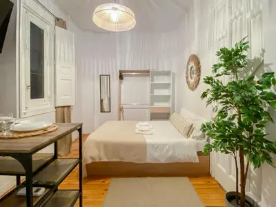 Cama o camas de una habitación en Victoria Studio III
