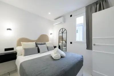 Cama o camas de una habitación en New apt Elegante, 2br and 1bth