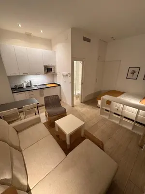Una cocina o zona de cocina en Apartamento cerca del Movistar-Arena Wizink