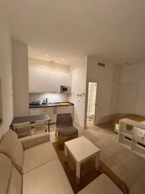 Una cocina o zona de cocina en Apartamento cerca del Movistar-Arena Wizink