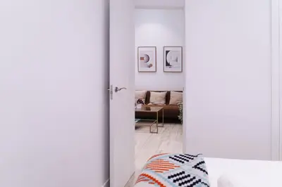 Zona de estar de AR Movistar Arena-Wizink céntrico y moderno 2habitaciones