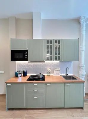 Una cocina o zona de cocina en Apartamento Centro Madrid Atocha