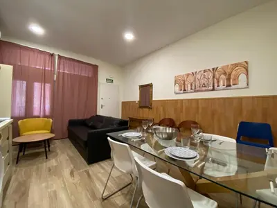 Zona de estar de El Jardín de Fornillos
