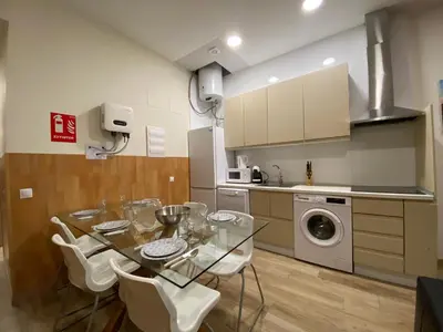 Una cocina o zona de cocina en El Jardín de Fornillos