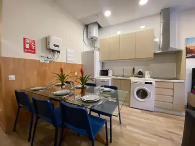 Una cocina o zona de cocina en El Jardín de Fornillos