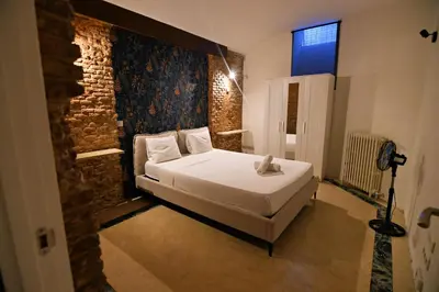 Cama o camas de una habitación en Wonderful House in Atocha