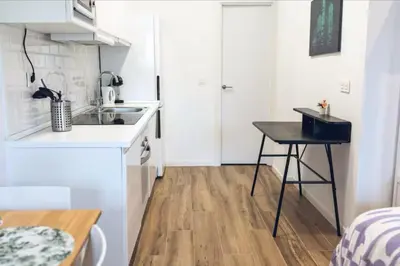 Una cocina o zona de cocina en Apartamento Río Manzanares 8 - Zona Matadero