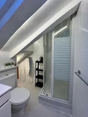 Un baño de Acogedor Espoz Madrid Temporal