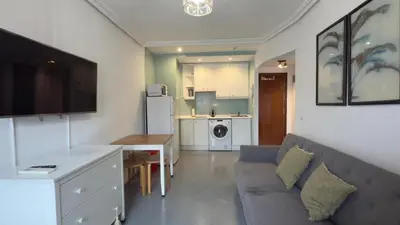 Una cocina o zona de cocina en Centrally located and cosy in Madrid - Cava Baja