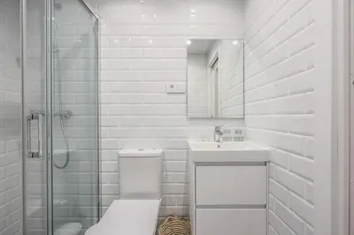 Un baño de Urban Quiet in Madrid with Modern Comforts