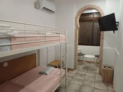 Cama o camas de una habitación en Coliving Noviciado