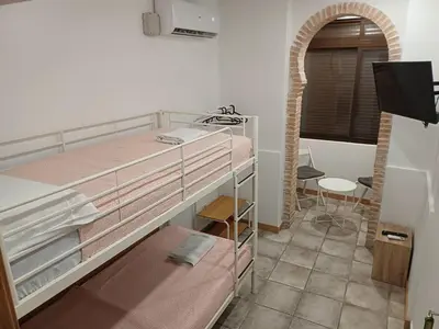 Cama o camas de una habitación en Coliving Noviciado