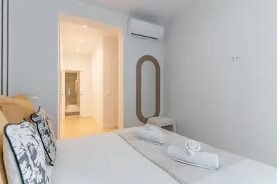 Cama o camas de una habitación en Stylish Central -4bedrooms 2bathrooms-Salamanca