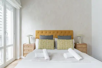 Cama o camas de una habitación en Stylish Central -4bedrooms 2bathrooms-Salamanca