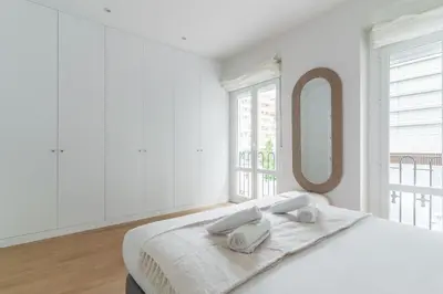 Cama o camas de una habitación en Stylish Central -4bedrooms 2bathrooms-Salamanca