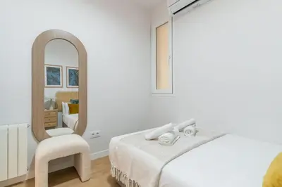 Cama o camas de una habitación en Stylish Central -4bedrooms 2bathrooms-Salamanca