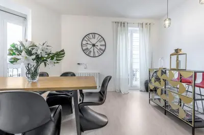 Zona de estar de Modern Refurbished - 3Bedrooms 2Bathrooms - Goya