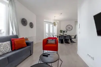 Zona de estar de Modern Refurbished - 3Bedrooms 2Bathrooms - Goya