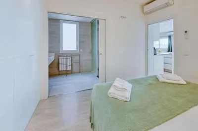 Cama o camas de una habitación en Amazing Penthouse wlarge terrace - 1BedRoom -Goya