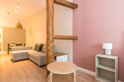 Zona de estar de Bright Stylish - 1Bedroom 1Bathroom - Sol