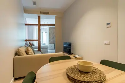 Zona de estar de Bright Stylish - 1Bedroom 1Bathroom - Sol