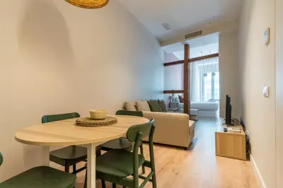 Zona de estar de Bright Stylish - 1Bedroom 1Bathroom - Sol